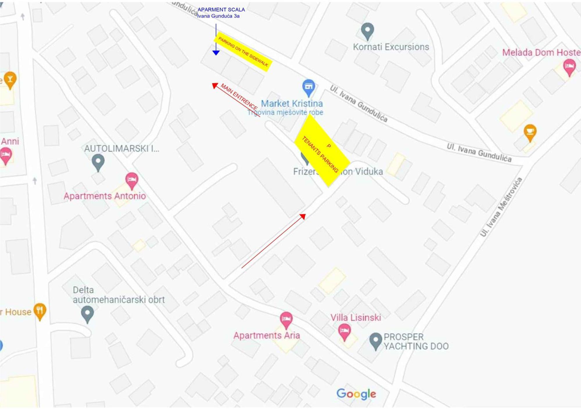 Apartman Scala Zára Kültér fotó